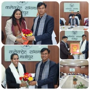 बतौर सभापति गाजीपुर में समीक्षा बैठक की