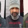 यूपी एसटीएफ ने तीन शराब तस्करों को किया गिरफ्तार।