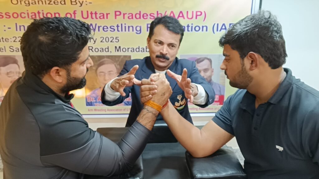 उत्तर प्रदेश में आर्म रेसलिंग का भविष्य उज्ज्वल .मनोज