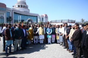 अटल बिहारी बाजपेयी कन्वेंशन सेंटर में श्री गुरु गोरखनाथ स्वास्थ्य सेवा यात्रा का उद्घाटन 2