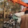 डम्पर और कार मे जोर दार टक्कर पाच की मौत 1