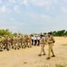 पुलिस अधीक्षक महोदय द्वारा शुक्रवार परेड की सलामी ली गयी एवं परेड का निरीक्षण