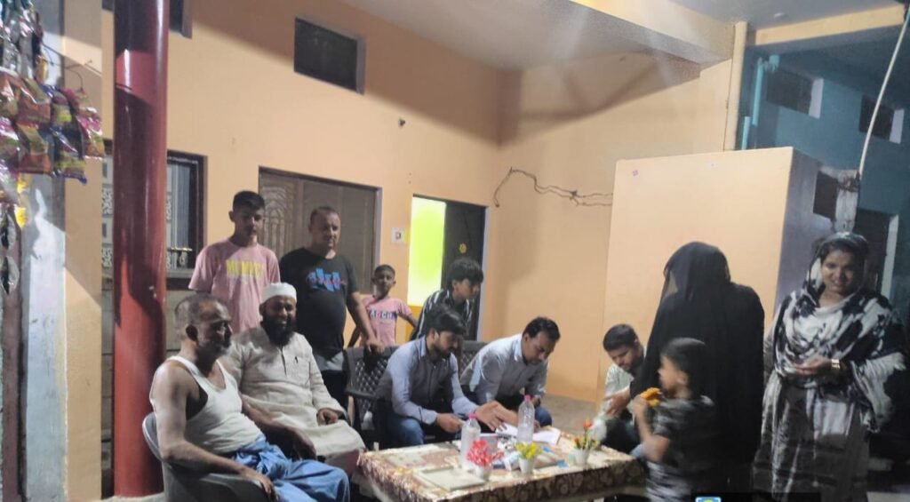 नाजिरपुरा पूर्वी में नाइट ब्लड सर्वे को मिली नई ऊर्जा