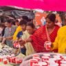 गंगा दशहरा के पावन अवसर पर लगाया गया प्याऊ वितरण किया गया चना